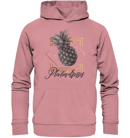 Platin Ananas - Organic Basic Hoodie - ArtfulShenwyn