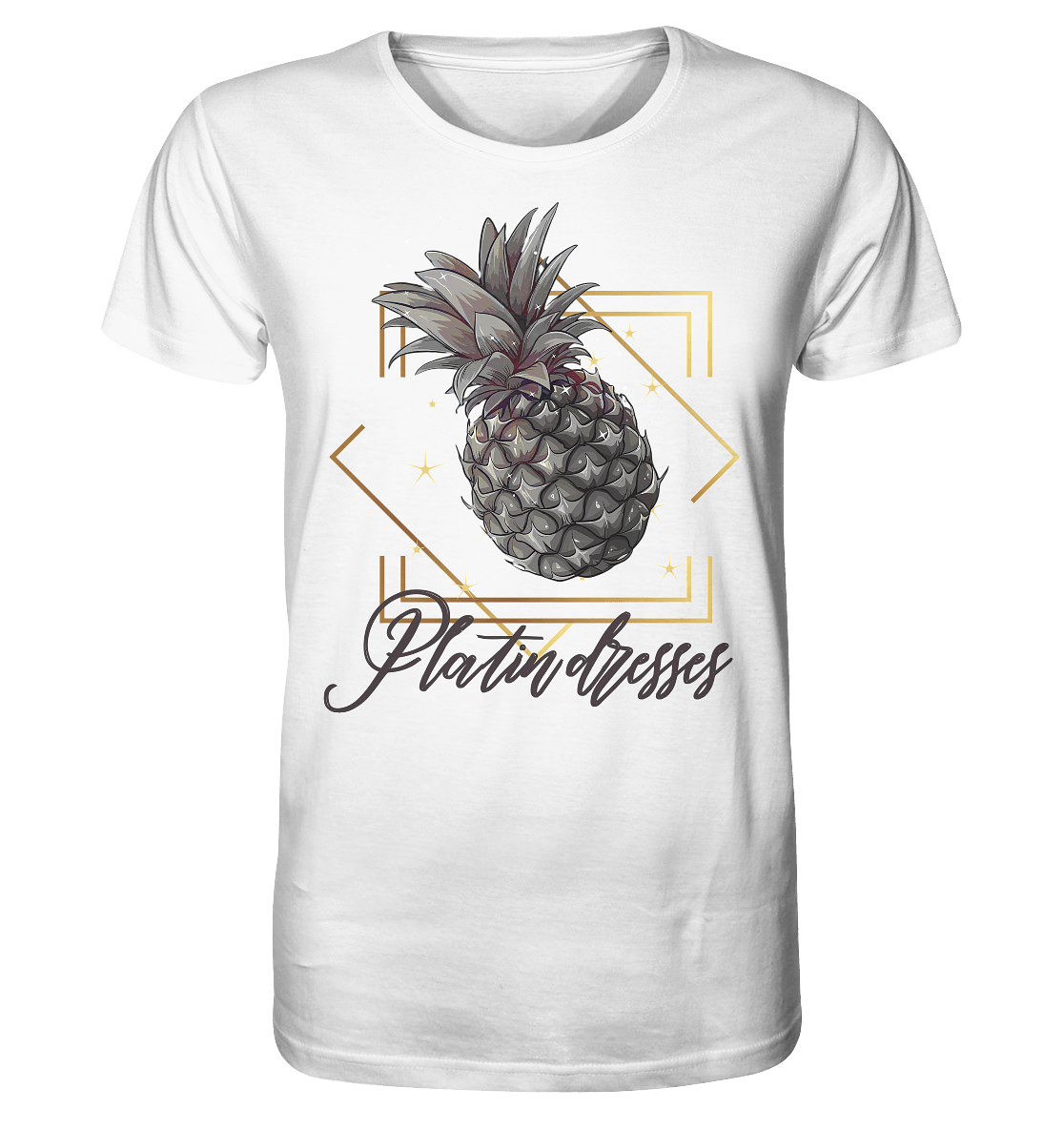 Platin Ananas - Organic Basic Shirt - ArtfulShenwyn