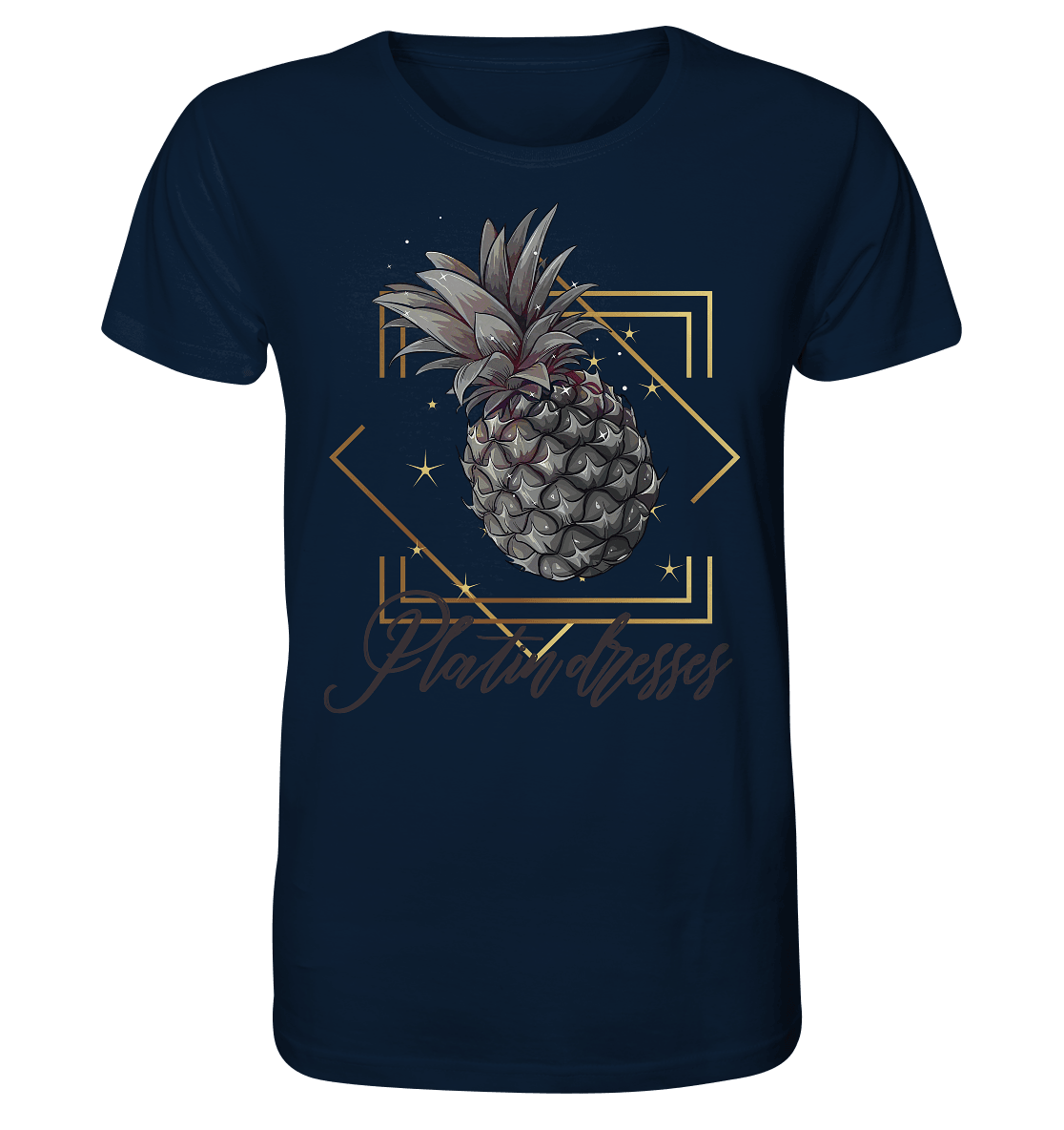 Platin Ananas - Organic Basic Shirt - ArtfulShenwyn