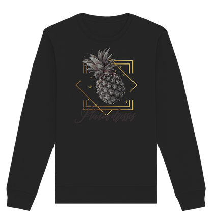 Platin Ananas - Organic Basic Unisex Sweatshirt - ArtfulShenwyn