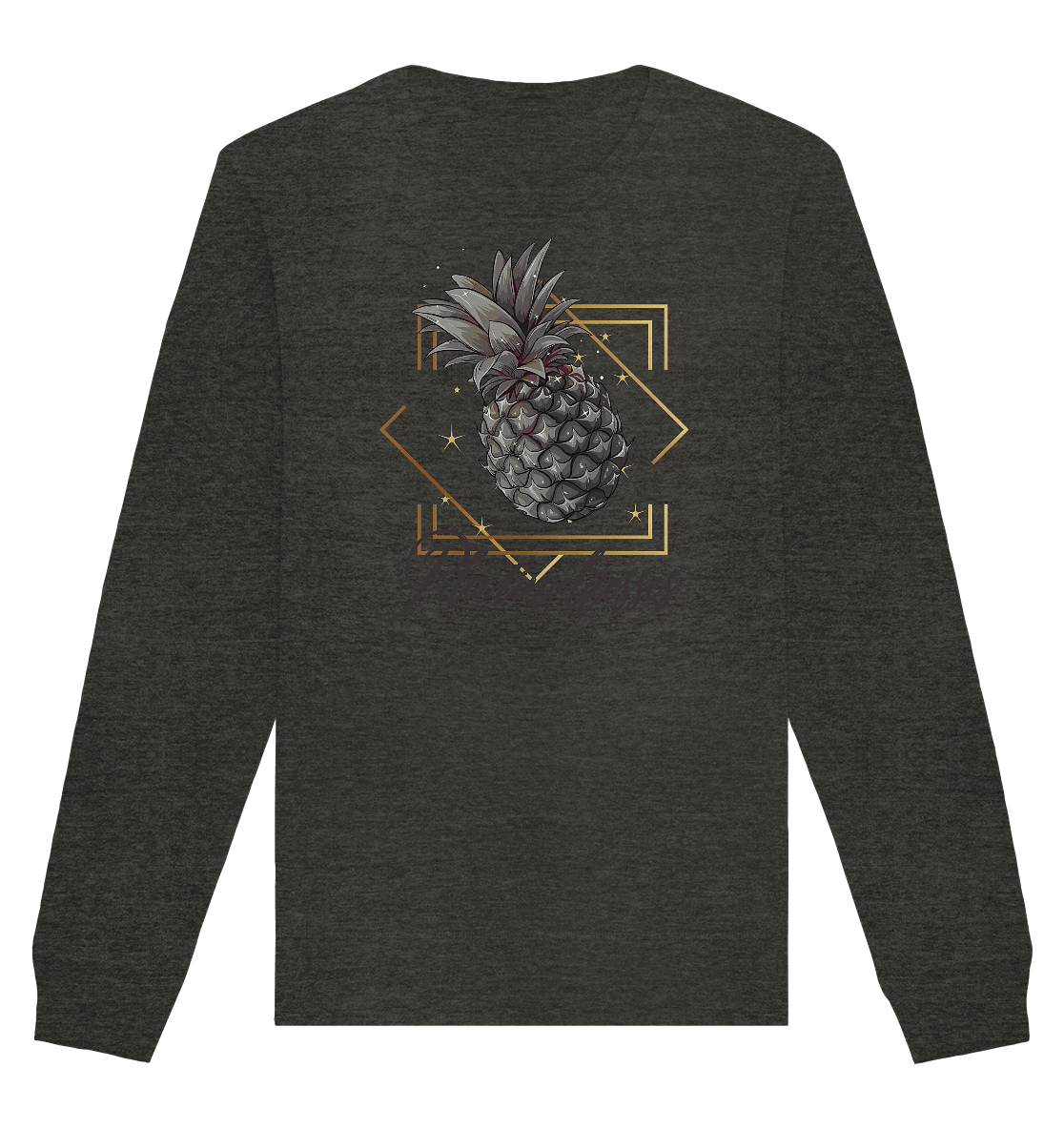 Platin Ananas - Organic Basic Unisex Sweatshirt - ArtfulShenwyn