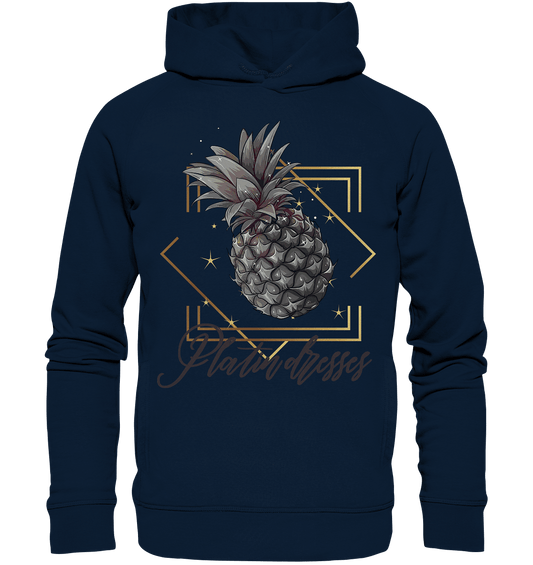 Platin Ananas - Organic Fashion Hoodie - ArtfulShenwyn