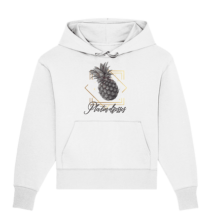 Platin Ananas - Organic Oversize Hoodie - ArtfulShenwyn