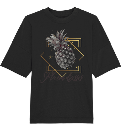 Platin Ananas - Organic Oversize Shirt - ArtfulShenwyn