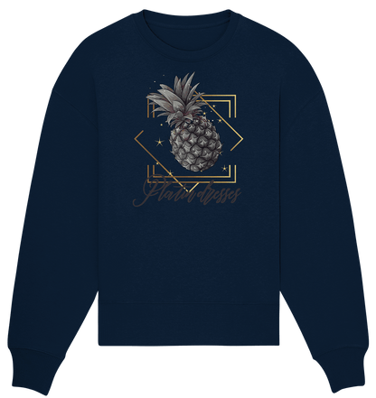 Platin Ananas - Organic Oversize Sweatshirt - ArtfulShenwyn