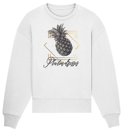 Platin Ananas - Organic Oversize Sweatshirt - ArtfulShenwyn