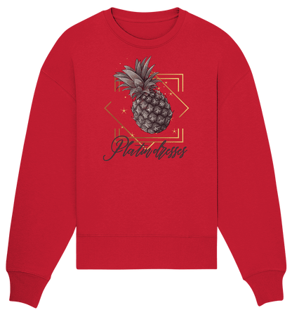 Platin Ananas - Organic Oversize Sweatshirt - ArtfulShenwyn