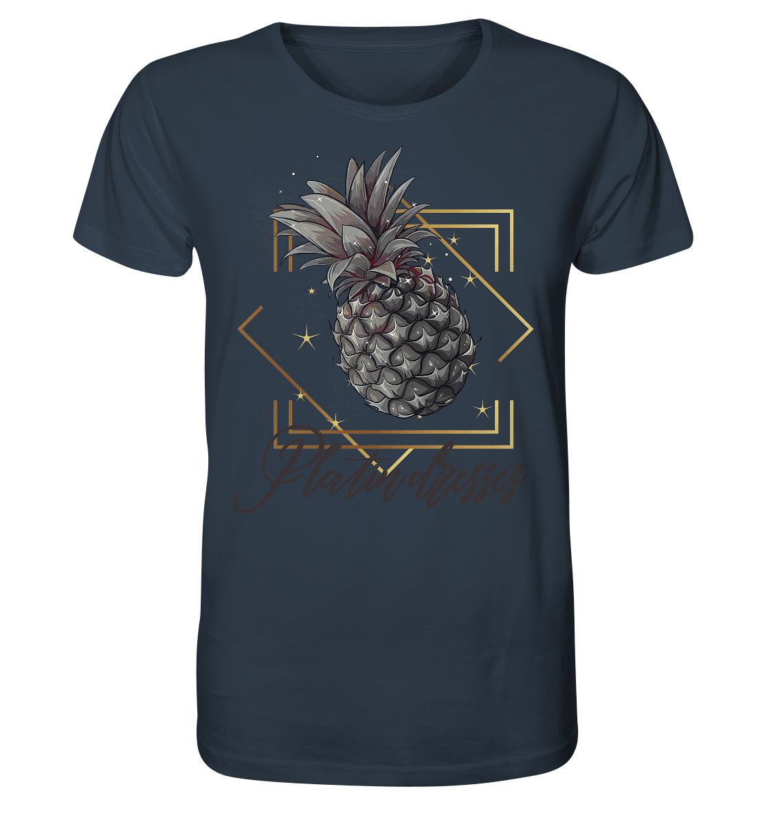 Platin Ananas - Organic Shirt - ArtfulShenwyn