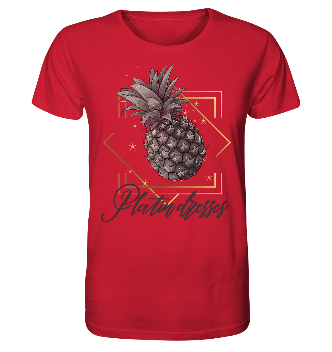 Platin Ananas - Organic Shirt - ArtfulShenwyn