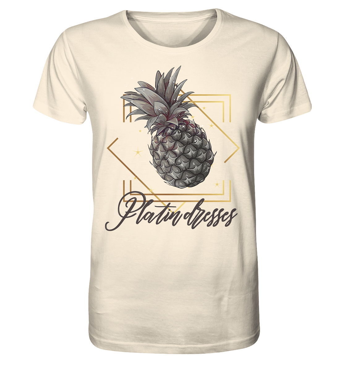 Platin Ananas - Organic Shirt - ArtfulShenwyn