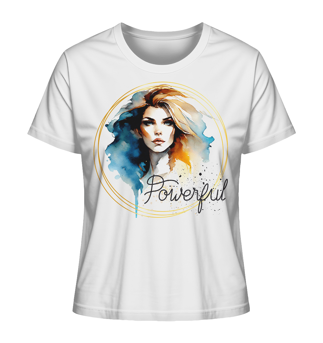 Powerful Queen - Ladies Organic Shirt - ArtfulShenwyn