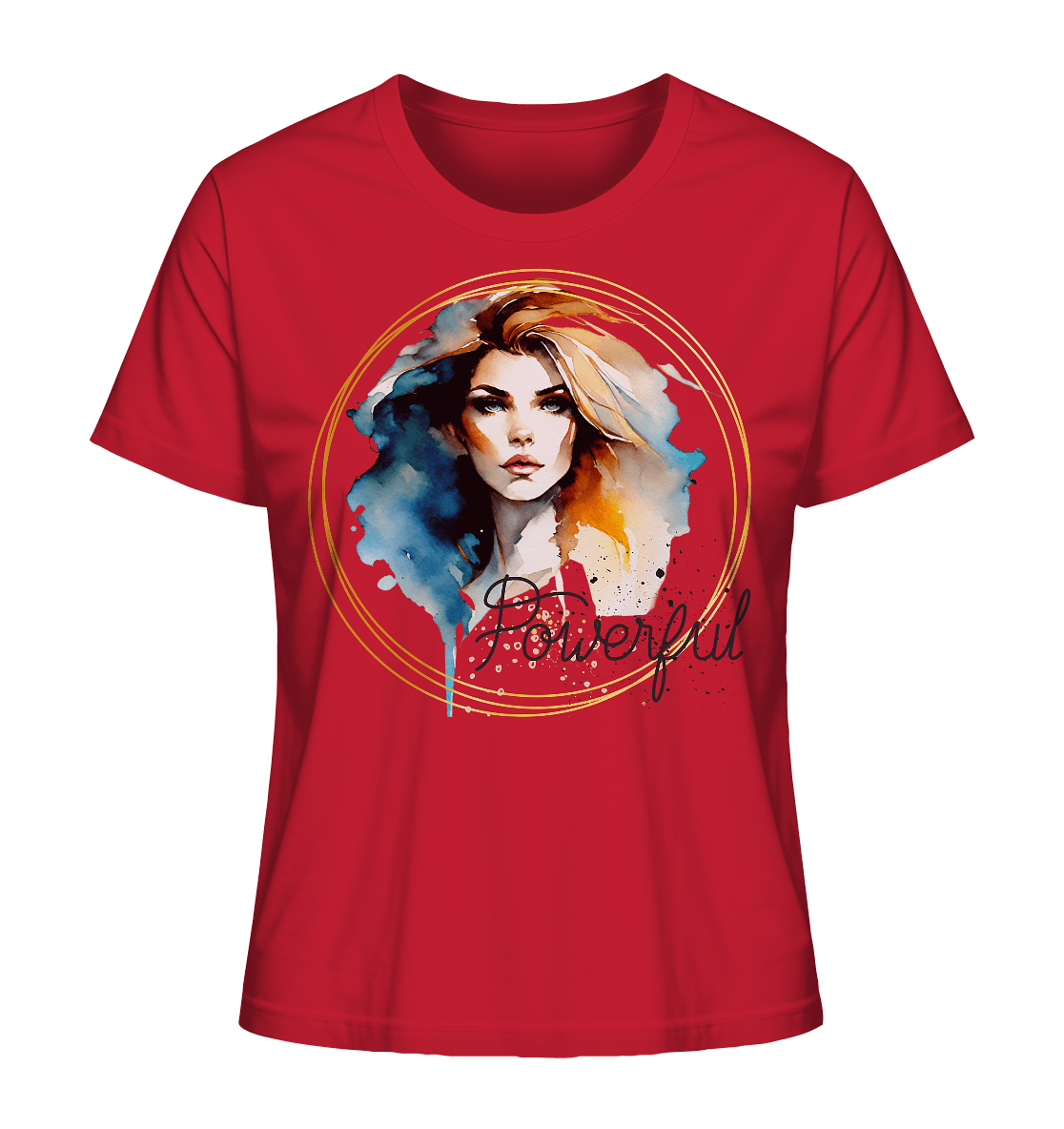 Powerful Queen - Ladies Organic Shirt - ArtfulShenwyn