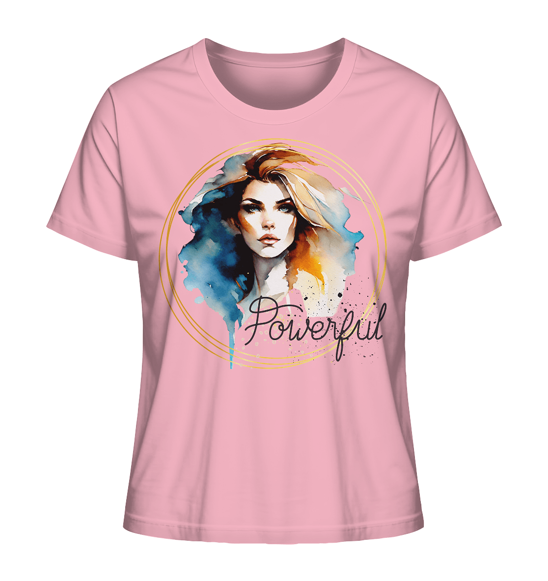 Powerful Queen - Ladies Organic Shirt - ArtfulShenwyn