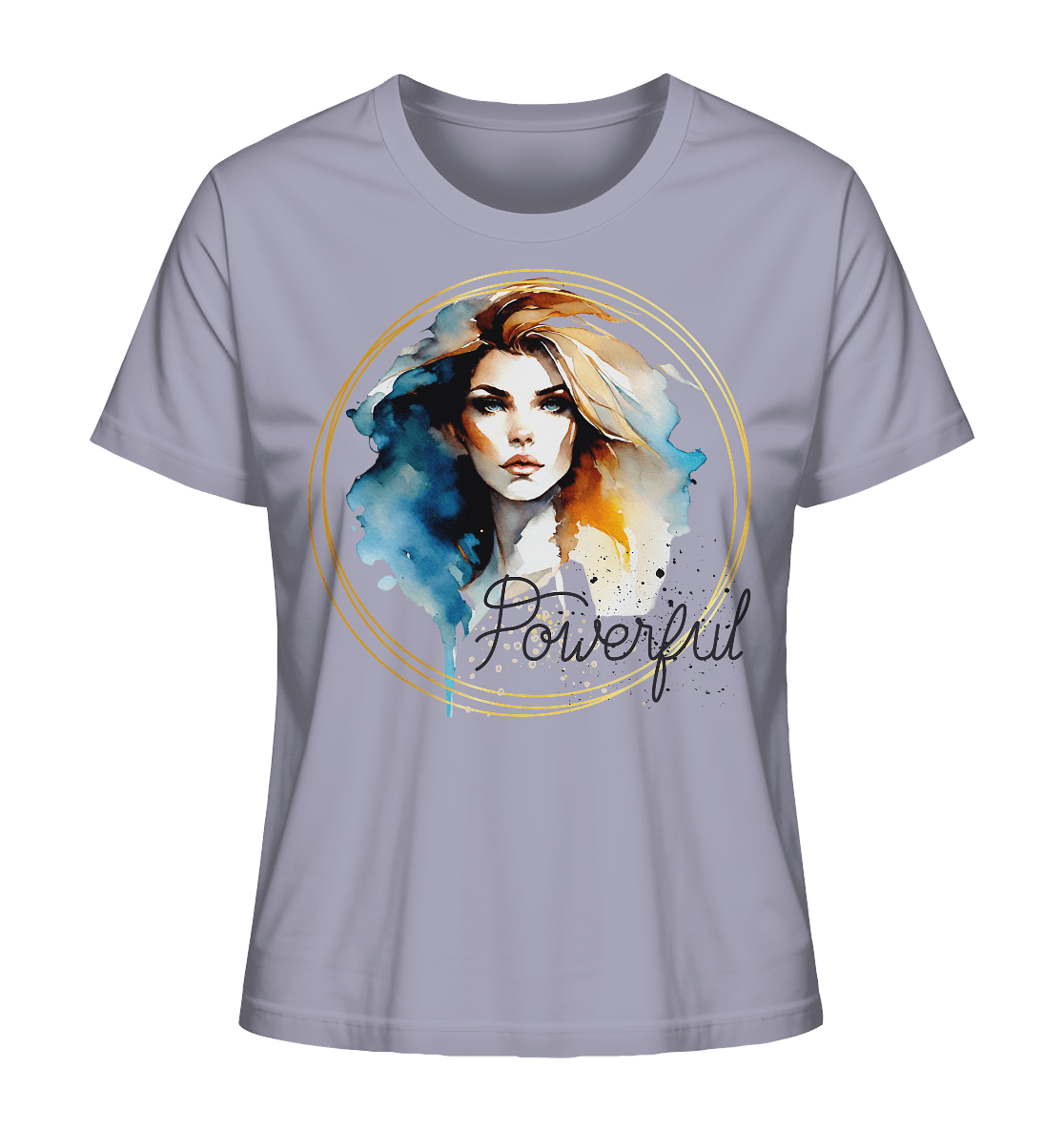 Powerful Queen - Ladies Organic Shirt - ArtfulShenwyn