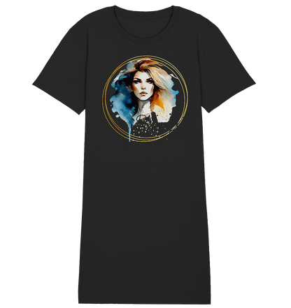 Powerful Queen - Ladies Organic Shirt Dress - ArtfulShenwyn