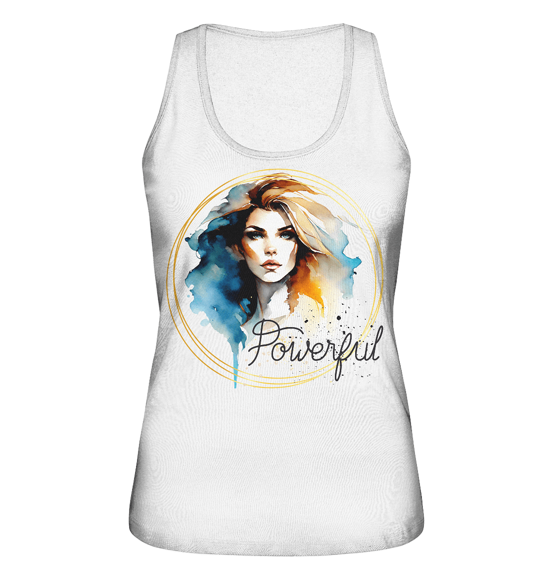 Powerful Queen - Ladies Organic Tank-Top - ArtfulShenwyn