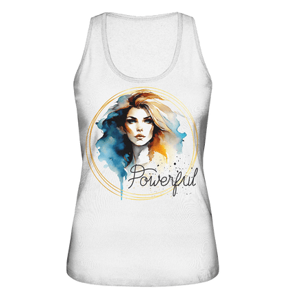 Powerful Queen - Ladies Organic Tank-Top - ArtfulShenwyn