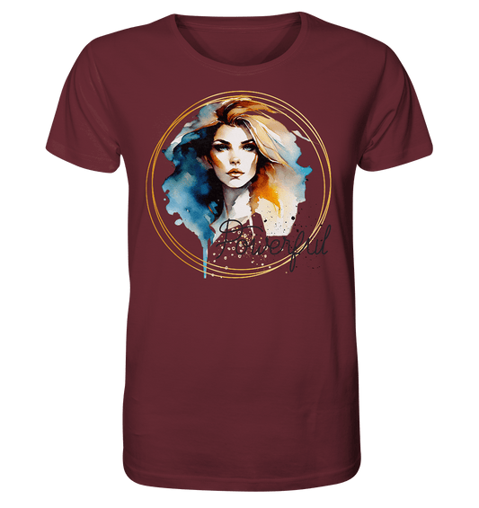 Powerful Queen - Organic Basic Shirt - ArtfulShenwyn