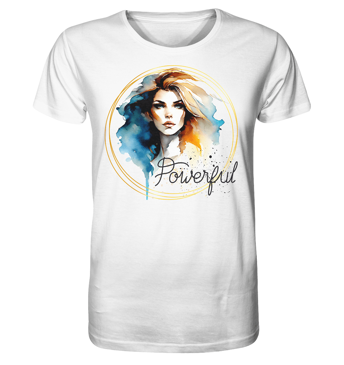 Powerful Queen - Organic Basic Shirt - ArtfulShenwyn