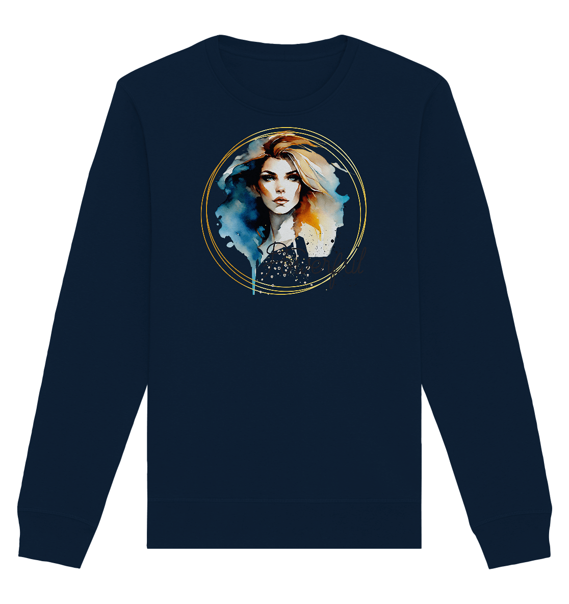 Powerful Queen - Organic Basic Unisex Sweatshirt - ArtfulShenwyn