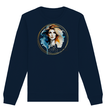 Powerful Queen - Organic Basic Unisex Sweatshirt - ArtfulShenwyn