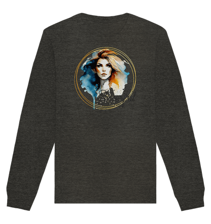 Powerful Queen - Organic Basic Unisex Sweatshirt - ArtfulShenwyn