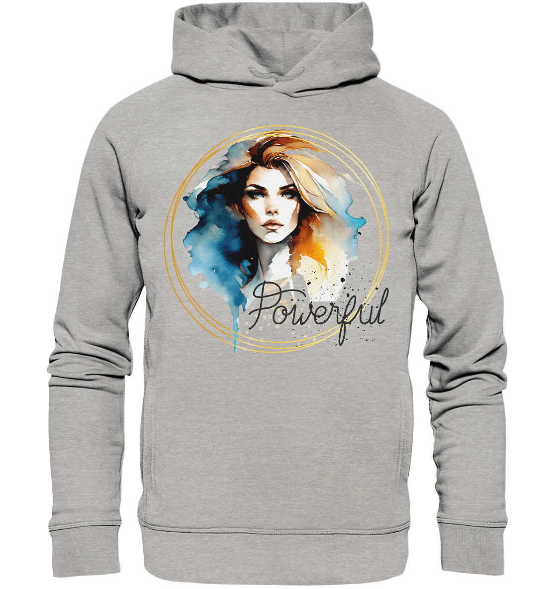 Powerful Queen - Organic Fashion Hoodie - ArtfulShenwyn