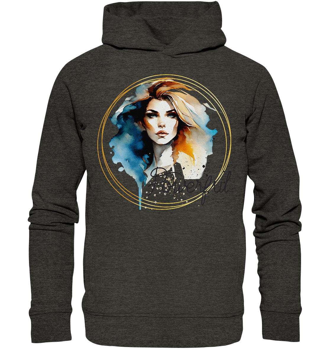 Powerful Queen - Organic Fashion Hoodie - ArtfulShenwyn