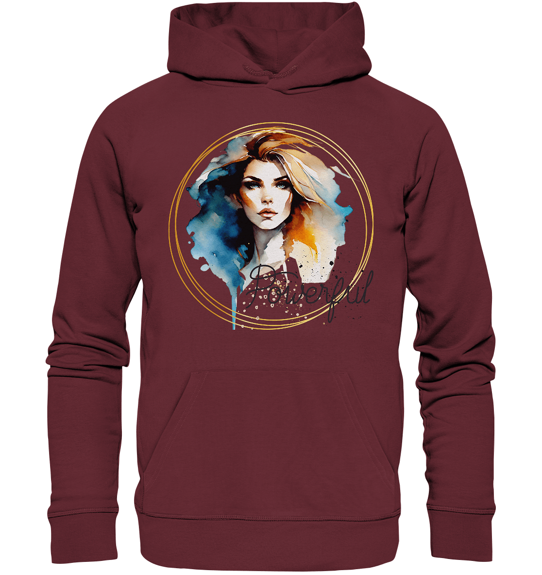 Powerful Queen - Organic Hoodie - ArtfulShenwyn