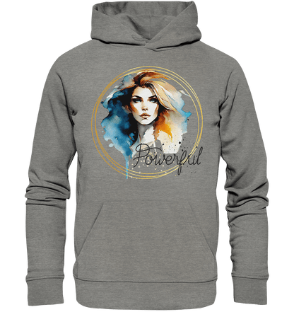 Powerful Queen - Organic Hoodie - ArtfulShenwyn