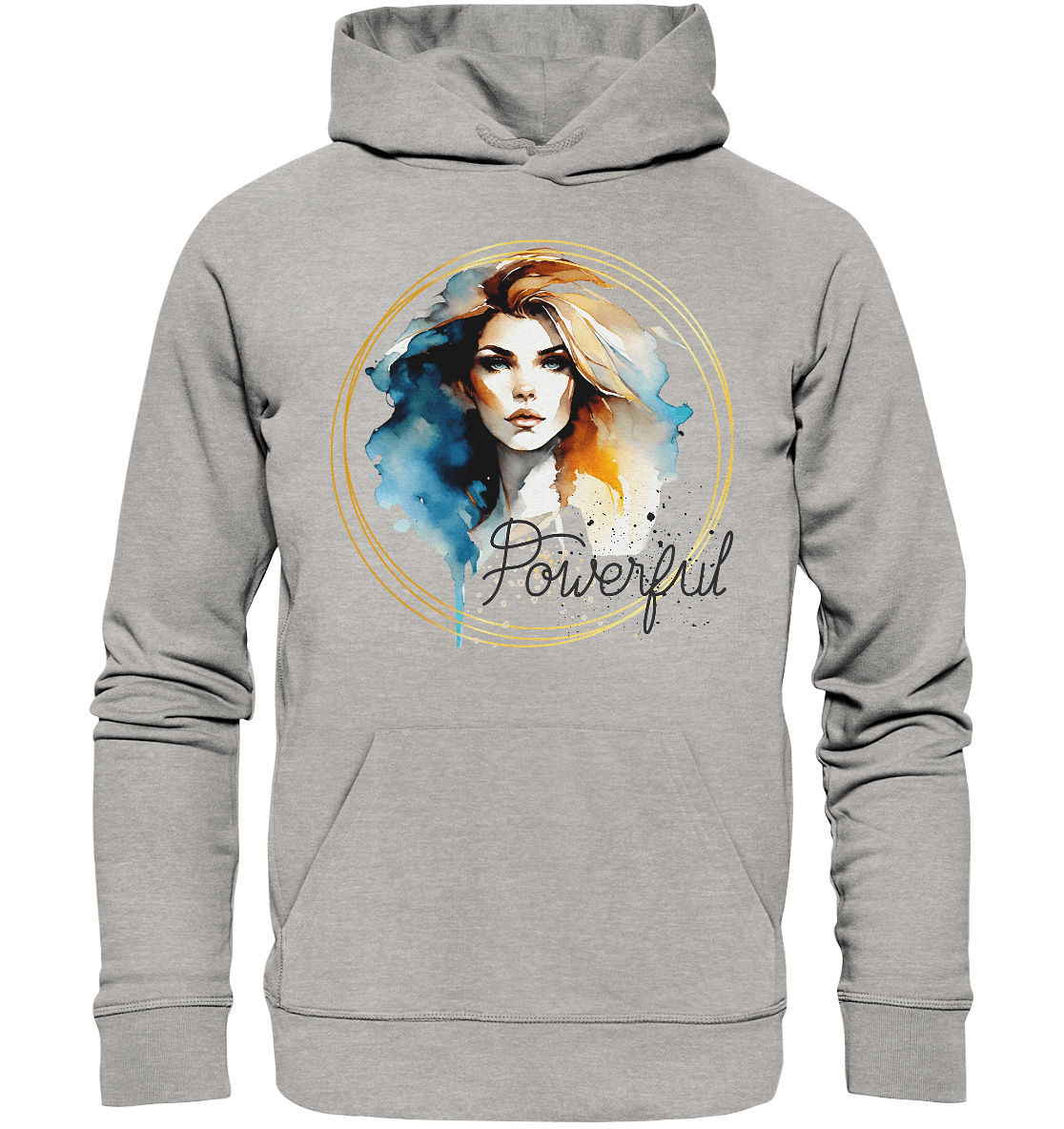 Powerful Queen - Organic Hoodie - ArtfulShenwyn