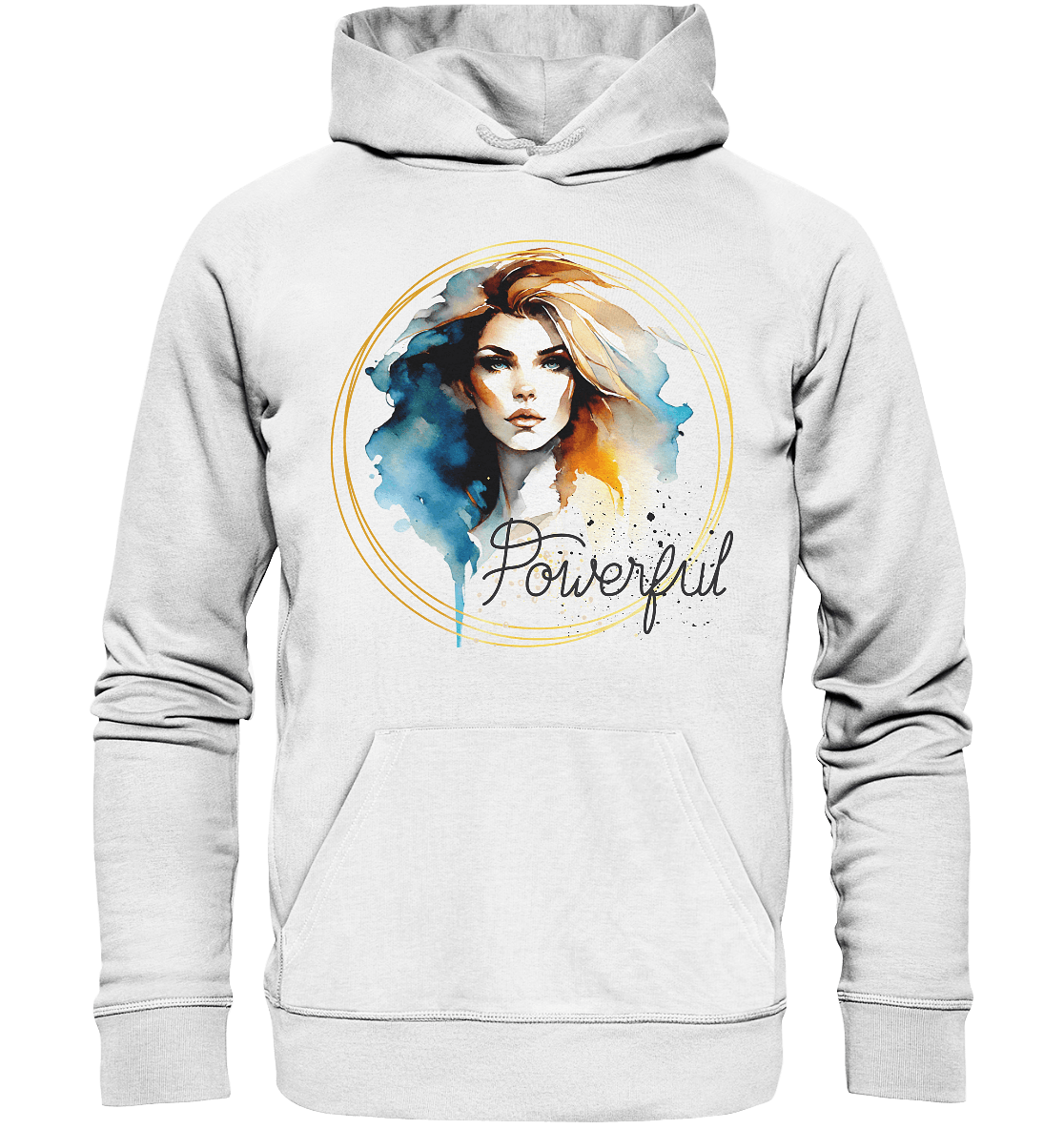 Powerful Queen - Organic Hoodie - ArtfulShenwyn