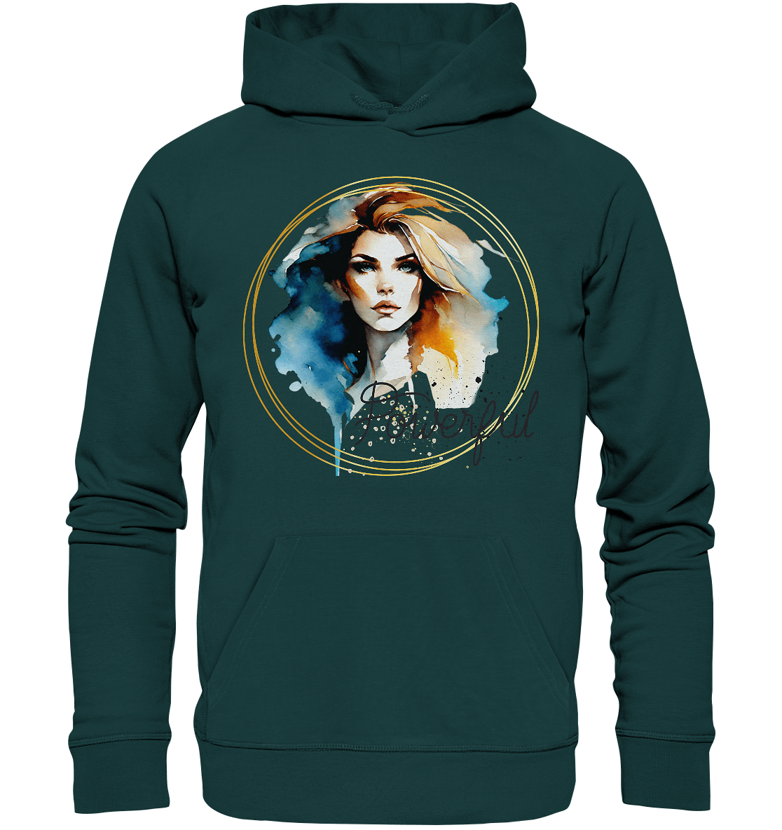 Powerful Queen - Organic Hoodie - ArtfulShenwyn