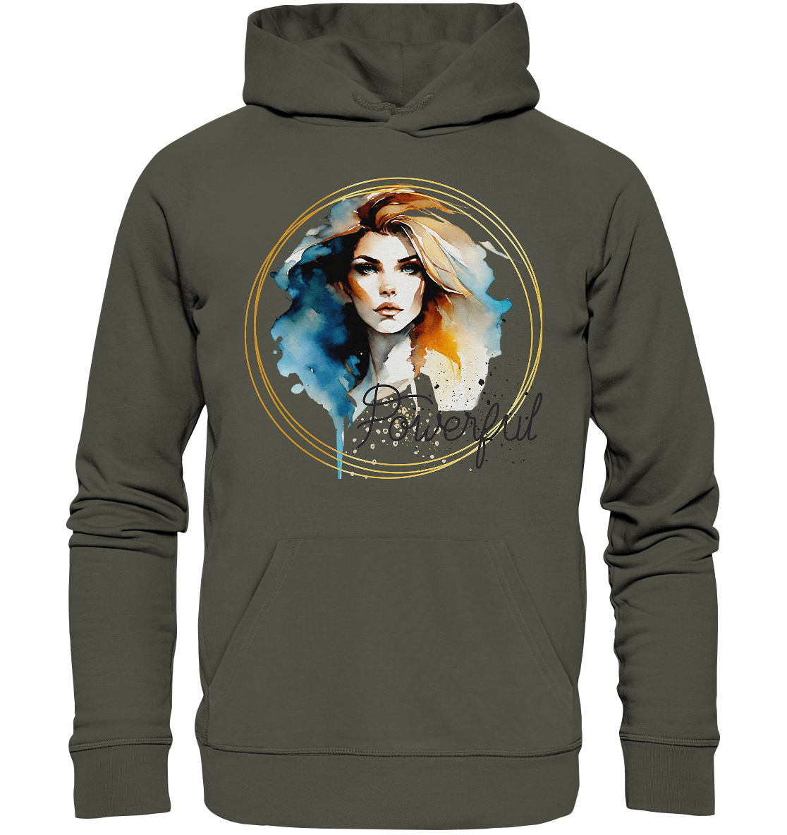 Powerful Queen - Organic Hoodie - ArtfulShenwyn