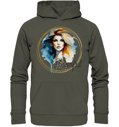 Powerful Queen - Organic Hoodie - ArtfulShenwyn