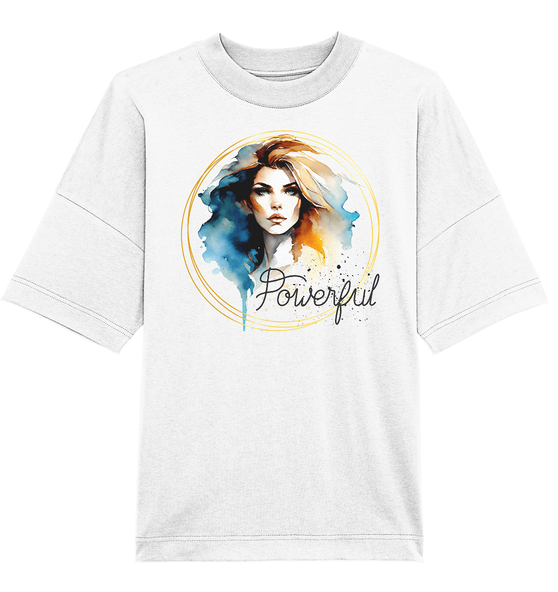 Powerful Queen - Organic Oversize Shirt - ArtfulShenwyn