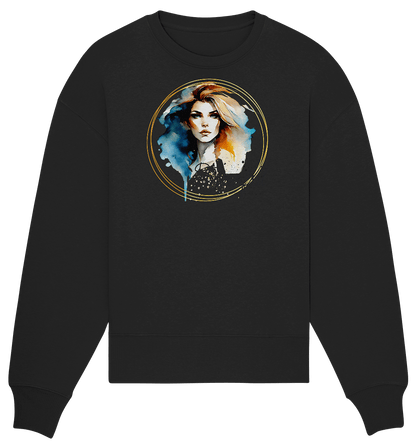 Powerful Queen - Organic Oversize Sweatshirt - ArtfulShenwyn