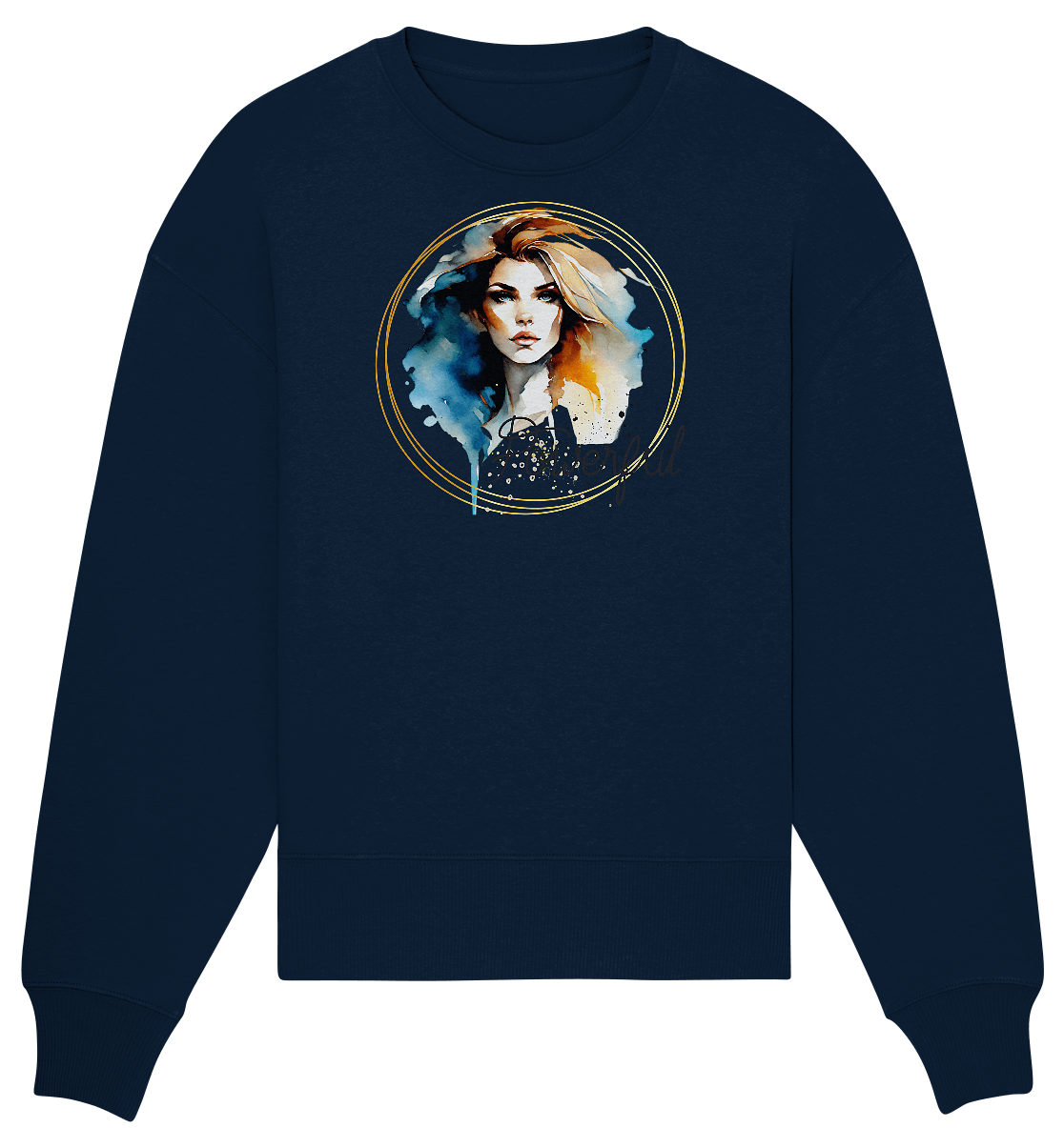 Powerful Queen - Organic Oversize Sweatshirt - ArtfulShenwyn