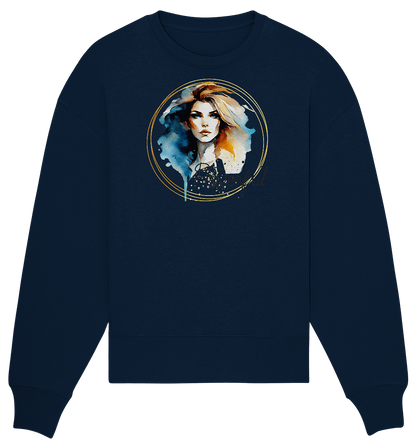 Powerful Queen - Organic Oversize Sweatshirt - ArtfulShenwyn