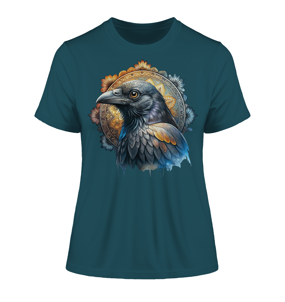 Rabe Mandala - Fitted Ladies Organic Shirt - ArtfulShenwyn