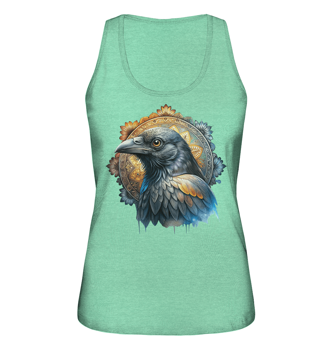 Rabe Mandala - Ladies Organic Tank-Top - ArtfulShenwyn