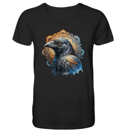 Rabe Mandala - Mens Organic V-Neck Shirt - ArtfulShenwyn