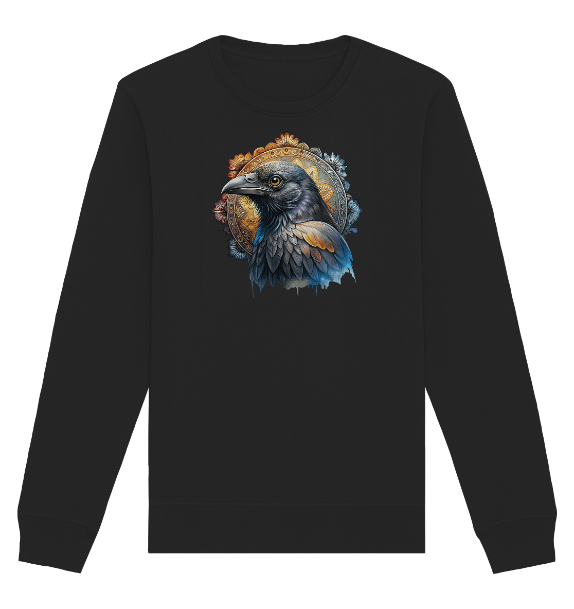 Rabe Mandala - Organic Basic Unisex Sweatshirt - ArtfulShenwyn