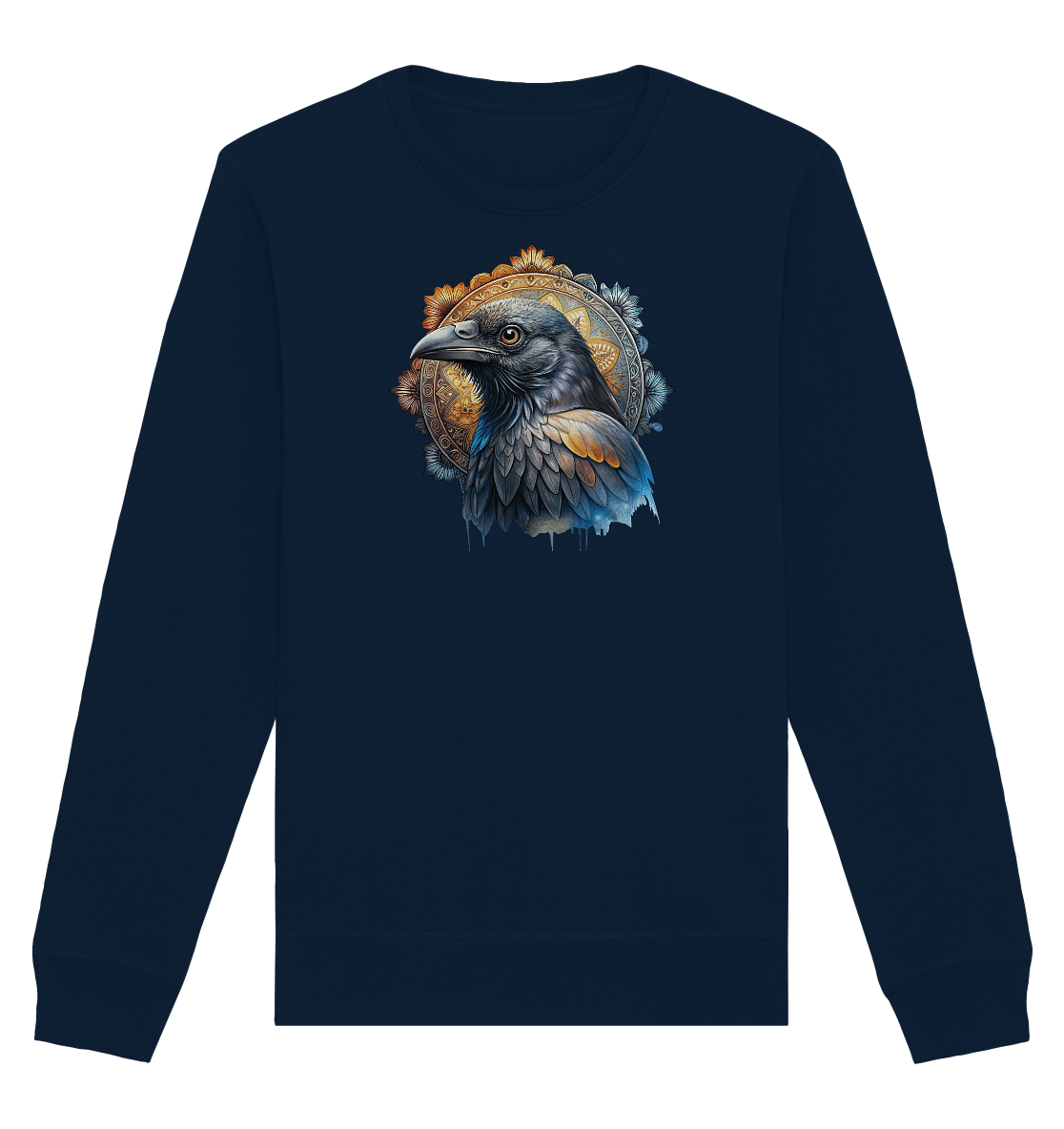 Rabe Mandala - Organic Basic Unisex Sweatshirt - ArtfulShenwyn