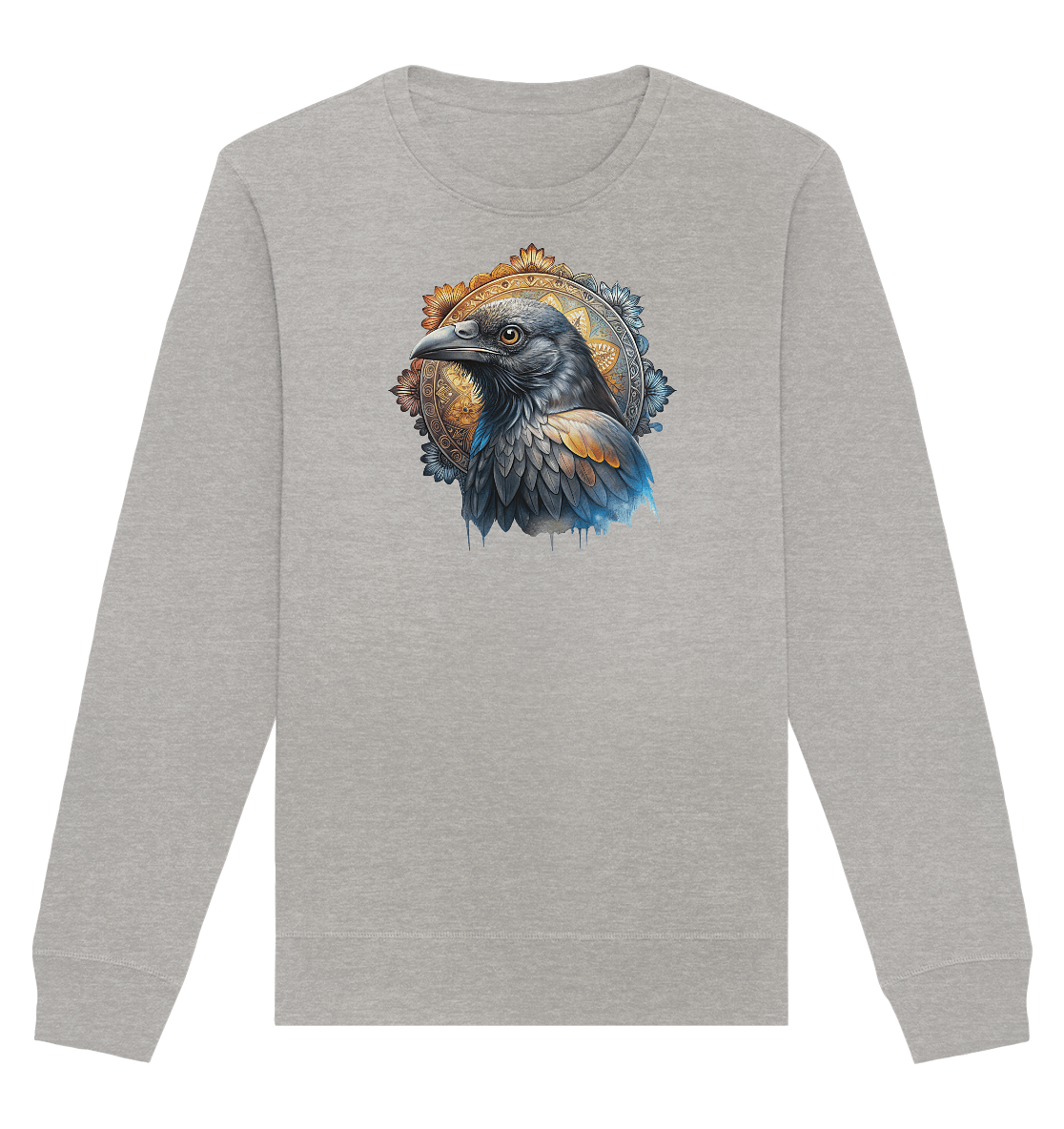 Rabe Mandala - Organic Basic Unisex Sweatshirt - ArtfulShenwyn