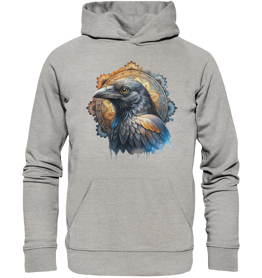 Rabe Mandala - Organic Hoodie - ArtfulShenwyn