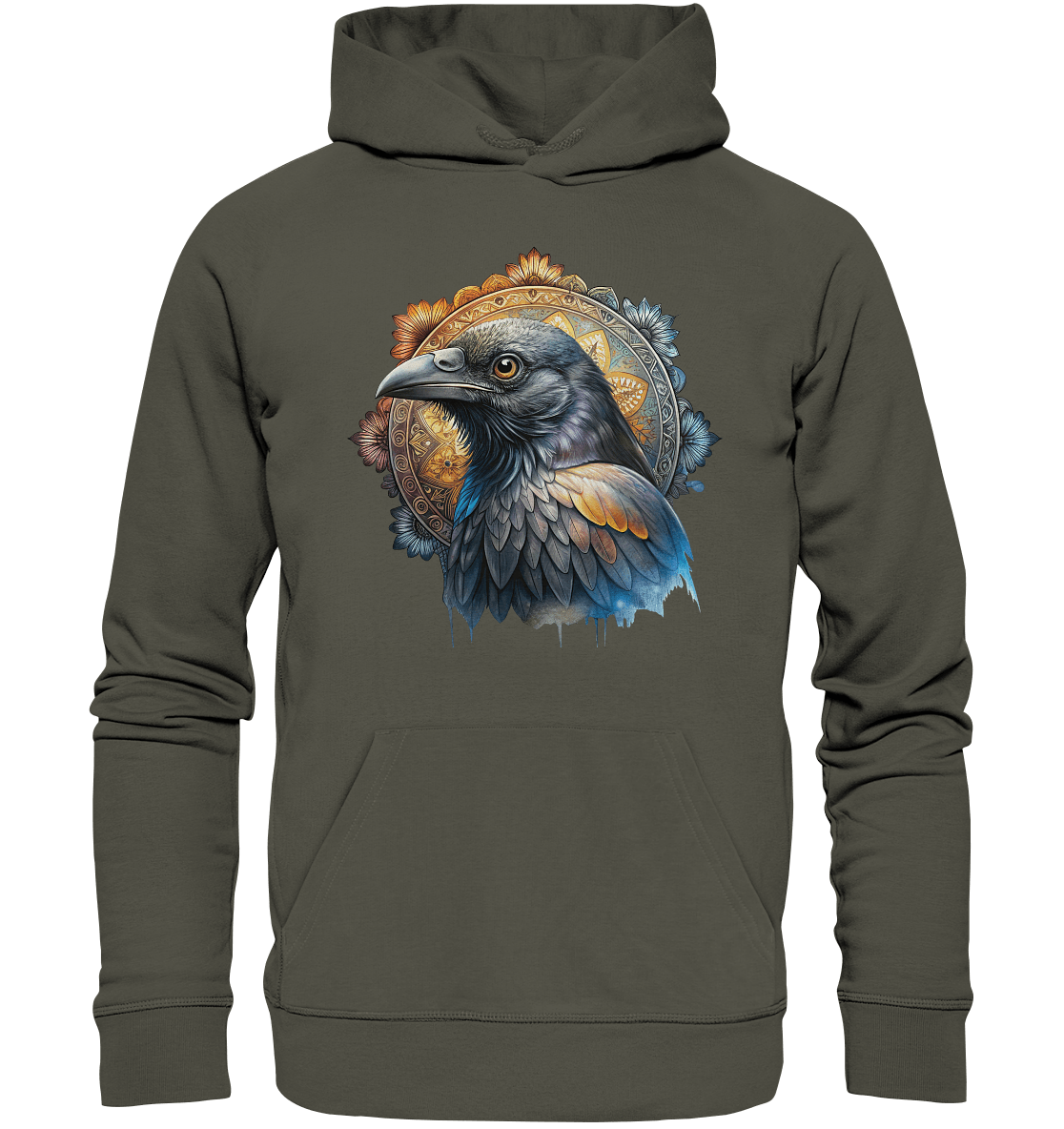 Rabe Mandala - Organic Hoodie - ArtfulShenwyn