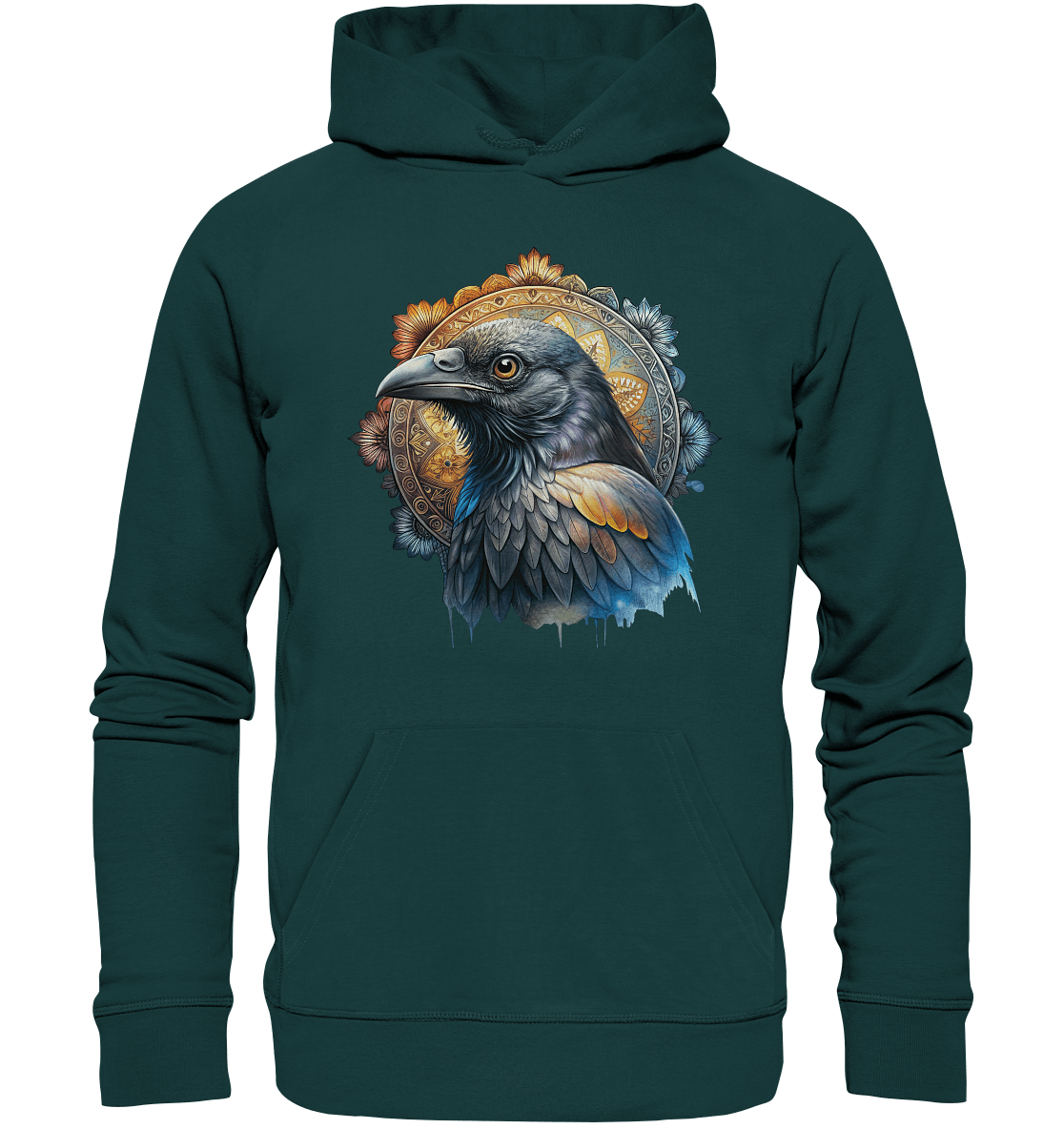 Rabe Mandala - Organic Hoodie - ArtfulShenwyn