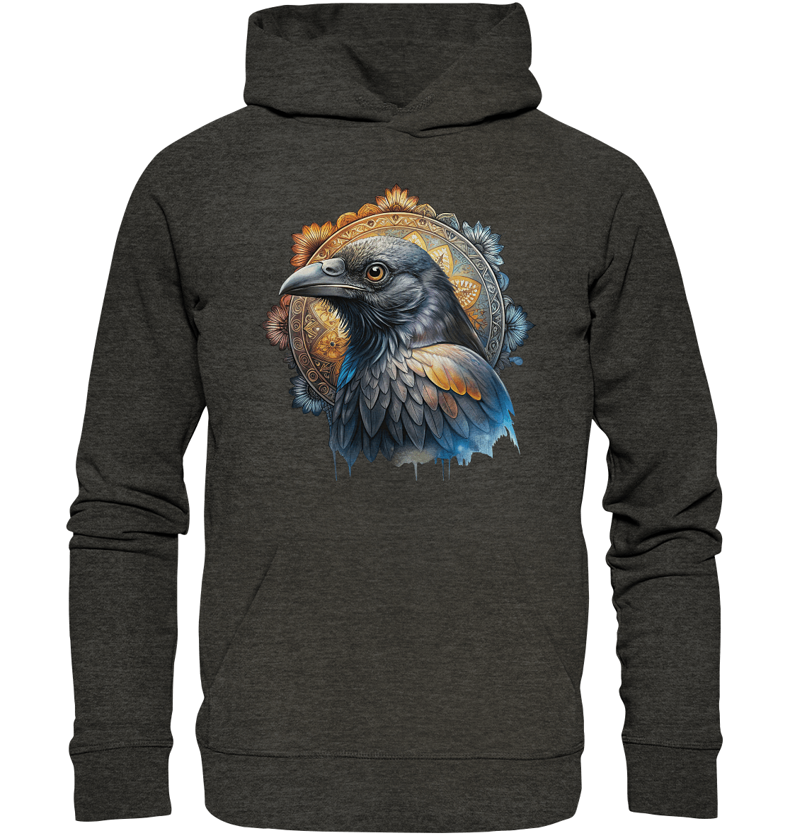 Rabe Mandala - Organic Hoodie - ArtfulShenwyn