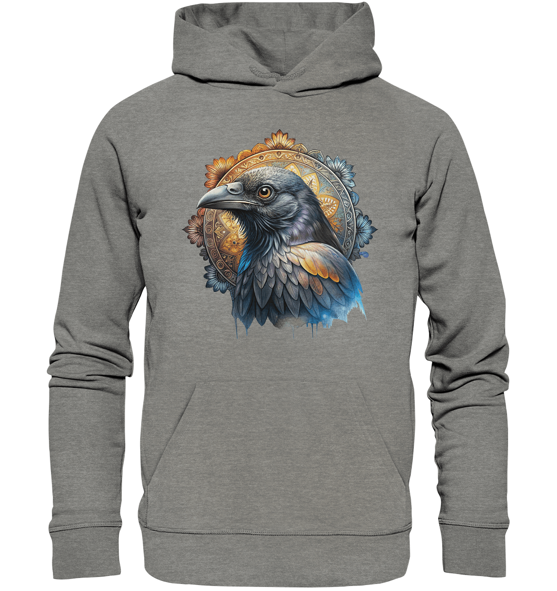 Rabe Mandala - Organic Hoodie - ArtfulShenwyn